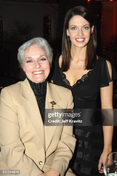 Lee Meriwether and Deidre Downs, 2005 Miss America