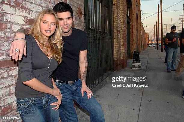 Estella Warren and JD Fortune during INXS "Afterglow" Music Video Shoot - January 12, 2006 at Downtown LA Street in Los Angeles, California, United...