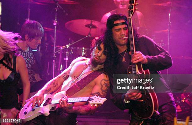 Dave Navarro of Camp Freddy with Slash of Velvet Revolver