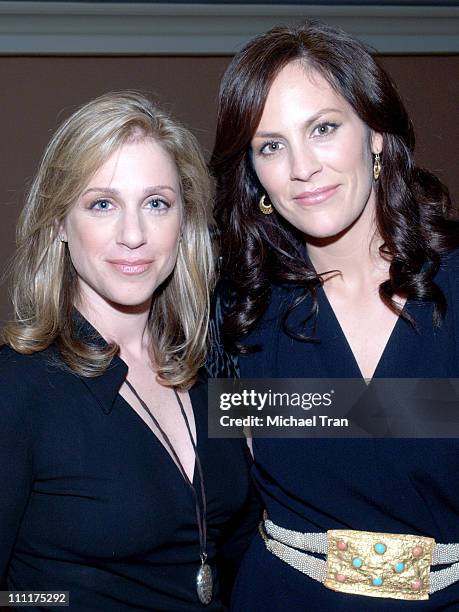 Elizabeth Guber Stephen, executive producer "Brotherhood" and Annabeth Gish