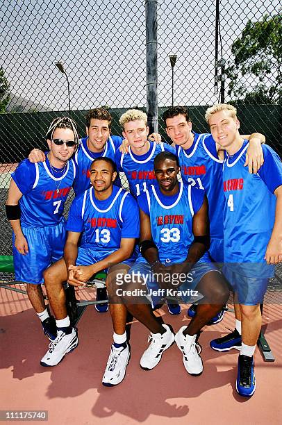 Sync during 1998 MTV's Rock n' Jock Basketball in Los Angeles, California, United States.