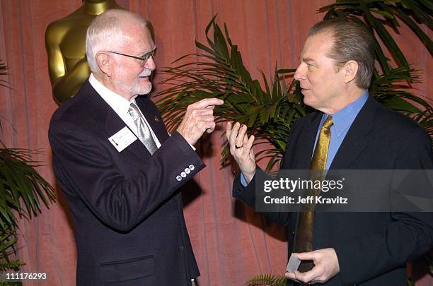 Frank Pierson and Michael McKean during The 76th Annual Academy Awards Nominees Luncheon at Beverly Hilton Hotel in Beverly Hills, California, United...