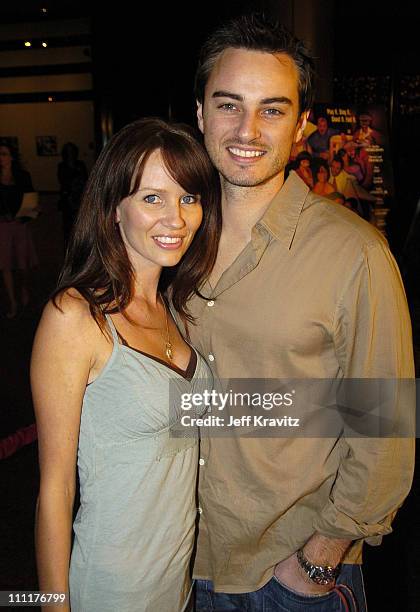 Kerr Smith and wife Harmoni Everett during HBO Films' "Lackawanna Blues" Premiere - Red Carpet at DGA in Los Angeles, California, United States.