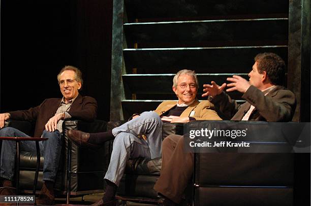 Jerry Zucker, Jim Abrahams and David Zucker during The 10th Annual U.S. Comedy Arts Festival - AFI Filmmaker Award at Wheeler Opera House in Aspen,...