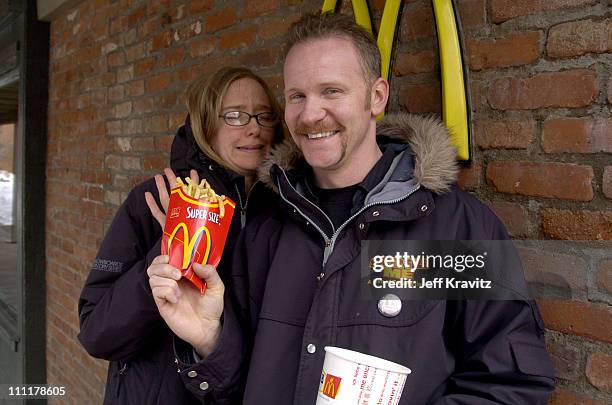 Morgan Spurlock during The 10th Annual U.S. Comedy Arts Festival - "Super Size Me" Star Morgan Spurlock at McDonalds at McDonalds in Aspen, Colorado,...