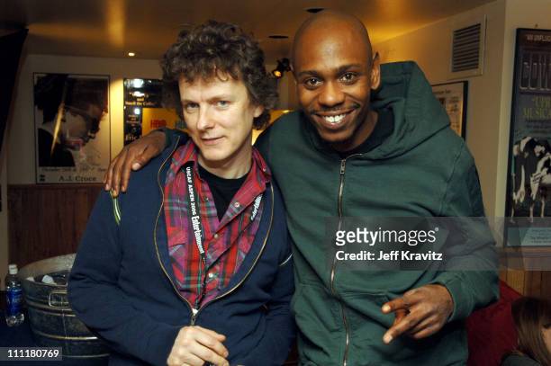 Michel Gondry and Dave Chappelle during 2006 U.S. Comedy Arts Festival Aspen - Seen Around Town - March 11, 2006 in Aspen, Colorado, United States.