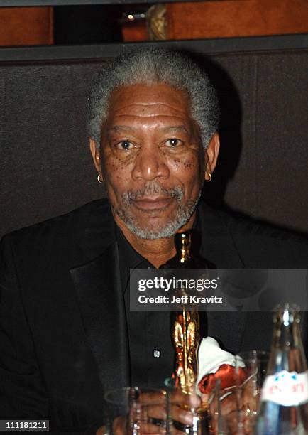 Morgan Freeman, winner Best Actor in a Supporting Role for "Million Dollar Baby"