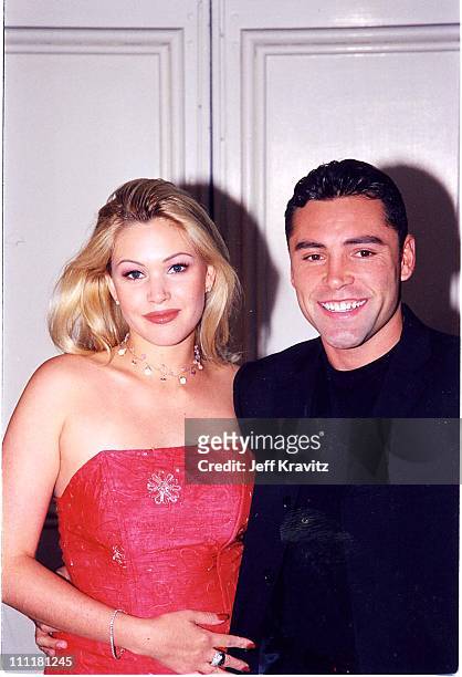 Shanna Moakler and Oscar de la Hoya during "Love Stinks" Premiere in Los Angeles, California, United States.