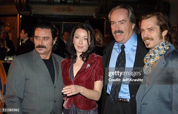 Ian McShane, Molly Parker, Powers Boothe and Timothy Olyphant