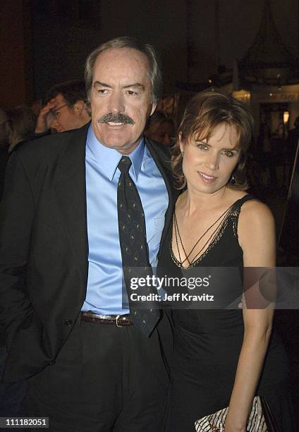 Powers Boothe and Kim Dickens during HBO's "Deadwood" Season 2 Los Angeles Premiere - Arrivals at Grauman's Chinese Theater in Los Angeles,...