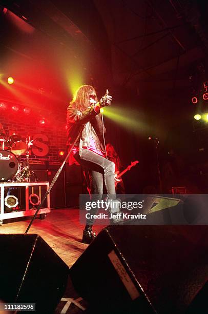 Joey Ramone of The Ramones during The Ramones in Concert at The Palladium at The Palladium in Hollywood, CA, United States.