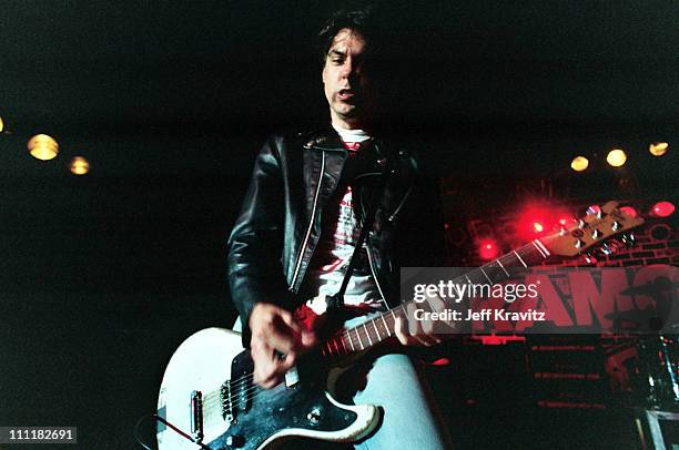 Johnny Ramone of the Ramones during The Ramones in Concert at The Palladium at The Palladium in Hollywood, CA, United States.