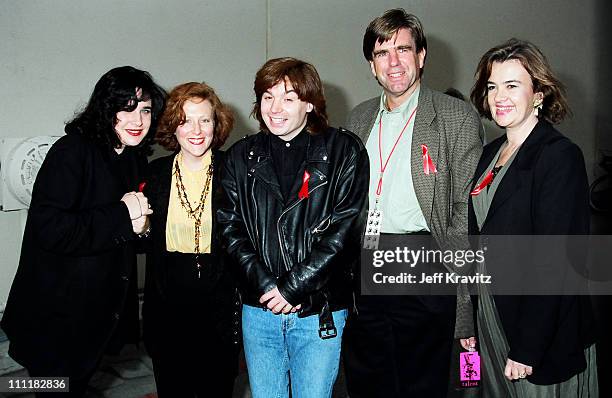 Robin Ruzan, Mike Myers, Tom Freston and Judy McGrath