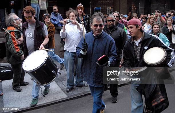 Mickey Hart and Mutaytor during Green Apple Music Festival - Mickey Hart - April 21, 2006 at Stage at 44th & Vanderbilt in New York City, New York,...