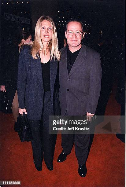Phil Hartman & his wife Brynn at an HBO event in 1998.