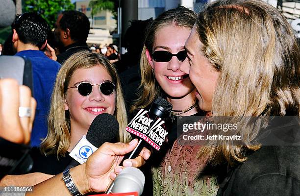 Taylor Hanson, Zac Hanson and Isaac Hanson during 1998 MTV Video Music Award Arrivals at Universal Studios in Universal City, CA, United States.