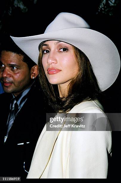 Jennifer Lopez during 1998 MTV Video Music Awards at Universal Amphitheatre in Los Angeles, California, United States.