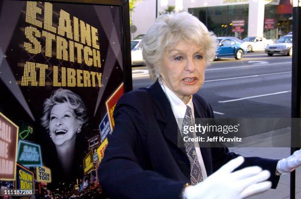 Elaine Stritch during HBO Documentary "Elaine Stritch At Liberty" Premiere - Red Carpet at Samul Goldwyn Theatre Academy of Arts & Sciences in...