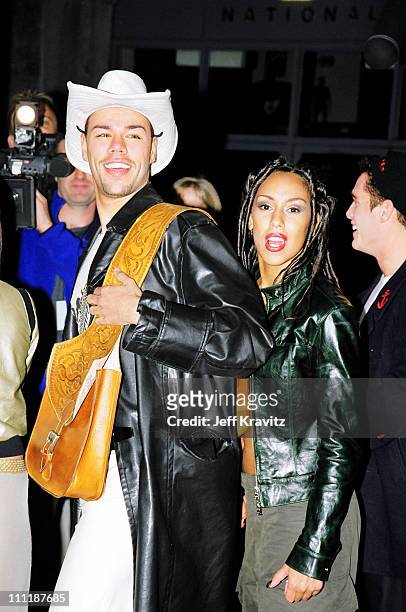 Vengaboys during 1999 MTV EMA Arrivals at The Point Depot in Dublin, Ireland.