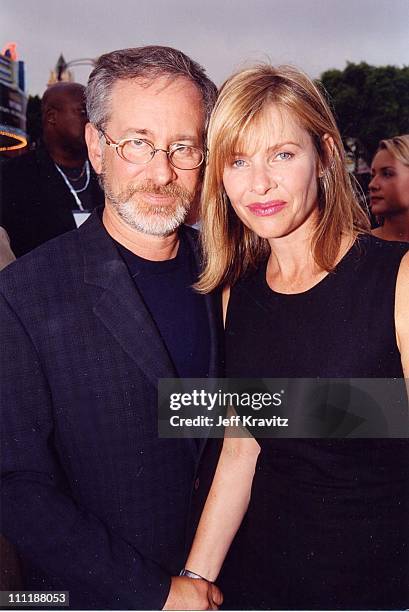 Steven Spielberg & Kate Capshaw at the 1998 premiere of Saving Private Ryan in Westwood.