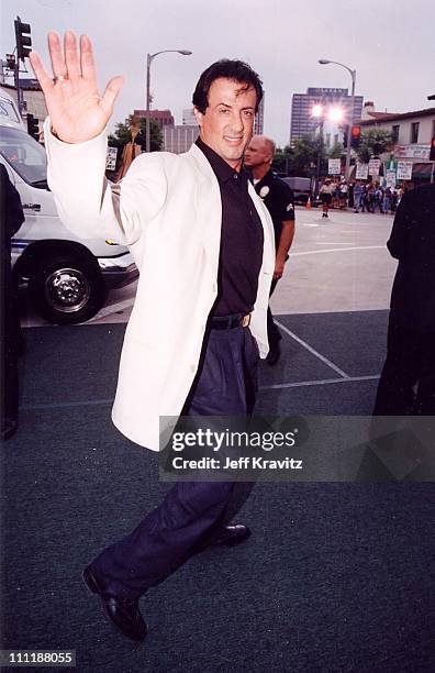 Sylvester Stallone at the 1998 premiere of Saving Private Ryan in Westwood.