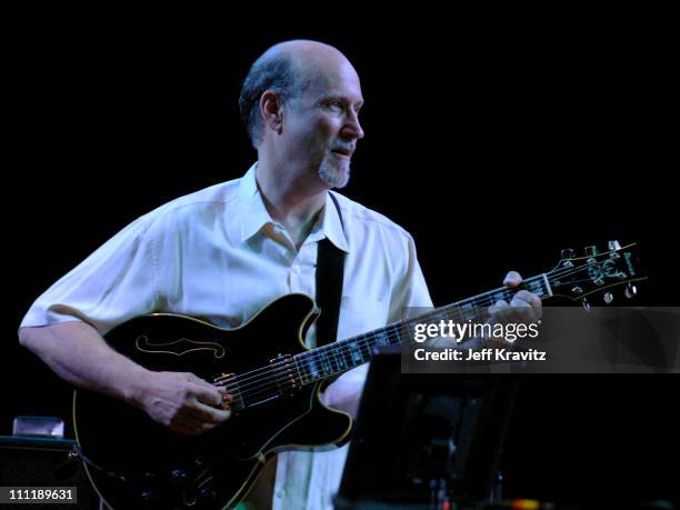 John Scofield of Phil Lesh and Friends during Bonnaroo 2006 - Day 3 - Phil Lesh and Friends at What Stage in Manchester, Tennessee, United States.