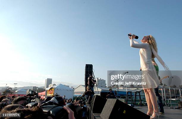 Chynna Phillips of Wilson Phillips during Wilson Phillips Performs First Concert in 12 Years - May 25, 2004 at Santa Monica Pier in Santa Monica,...