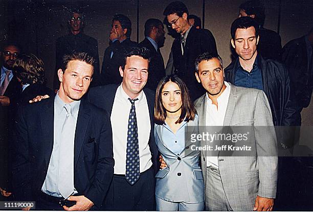 Mark Wahlberg, Matthew Perry, Salma Hayek, George Clooney & Dylan McDermott at Showest '98 in Las Vegas. 13