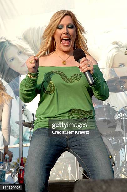 Carnie Wilson of Wilson Phillips during Wilson Phillips Performs First Concert in 12 Years - May 25, 2004 at Santa Monica Pier in Santa Monica,...