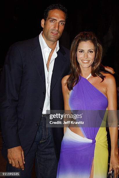 Ronnie Seikly & Elsa Benitez during MTV Video Music Awards Latinoamerica 2002 - Arrivals at Jackie Gleason Theater in Miami, FL, United States.