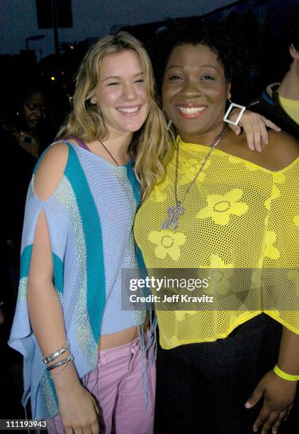 Joss Stone and Jehmu Greene, president of Rock The Vote