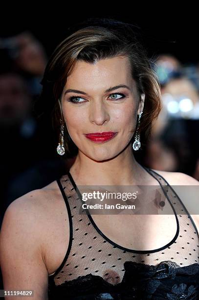 Milla Jovovich attends the Gorby 80 Gala at the Royal Albert Hall on March 30, 2011 in London, England. The concert is to celebrate the 80th birthday...