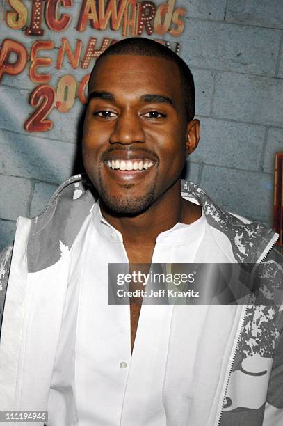 Kanye West during 2006 MTV European Music Awards Copenhagen - Red Carpet Arrivals at Bella Centre in Copenhagen, Denmark.