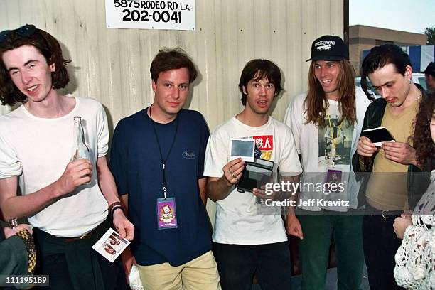 The London Suede and Evan Dando of The Lemonheads during KROQ Weenie Roast at Irvine Meadows in Irvine, CA, United States.