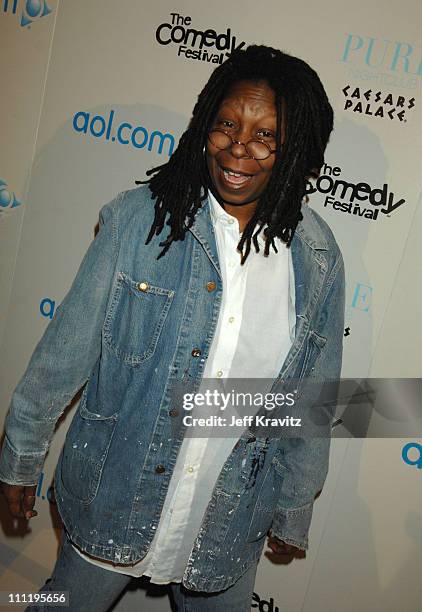 Whoopi Goldberg during HBO & AEG Live's "The Comedy Festival" - AOL Party at Caesars Palace in Las Vegas, Nevada, United States.