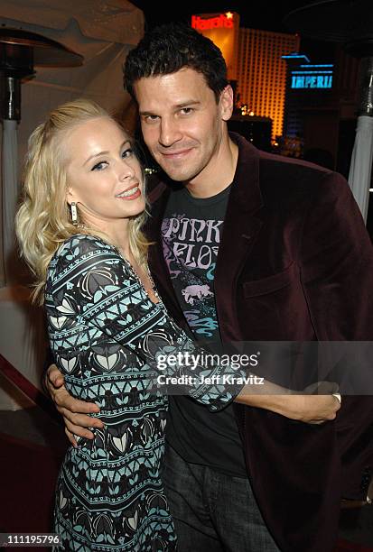 Jaime Bergman and David Boreanaz during HBO & AEG Live's "The Comedy Festival" - Comic Relief 2006 - After Party at Caesars Palace in Las Vegas,...