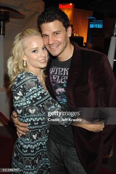 Jaime Bergman and David Boreanaz during HBO & AEG Live's "The Comedy Festival" - Comic Relief 2006 - After Party at Caesars Palace in Las Vegas,...