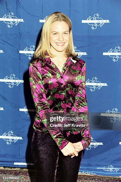 Larisa Oleynik during 1996 Cable Ace Awards at Wiltern Theatre in Los Angeles, California, United States.