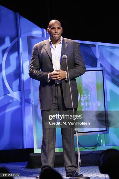 John Amaechi during 18th Annual GLAAD Media Awards New York - Show at Marriott Marquis in New York City, New York, United States.