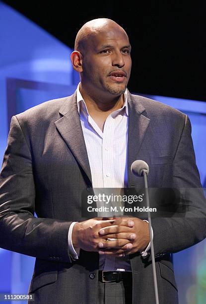 John Amaechi during 18th Annual GLAAD Media Awards New York - Show at Marriott Marquis in New York City, New York, United States.