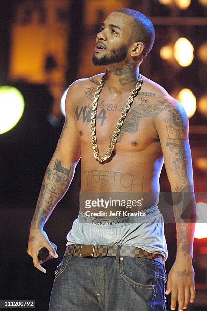 The Game during Nick Cannon, Young Jeezy, Korn, The Game and Rise Against Perform for 3,000 Youth Volunteers at Boost Mobile RockCorps Concert -...