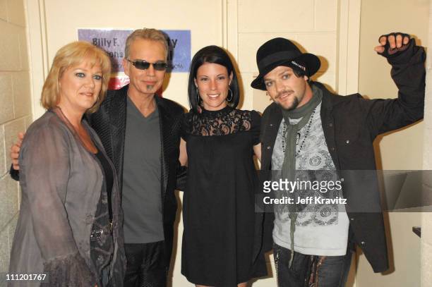 April Margera, Billy Bob Thornton, Missy Margera and Bam Margera