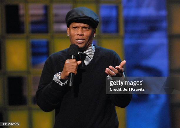 Comedian D.L. Hughley onstage at Comedy Central's LAST LAUGH 2007 at the Wilshire Theater on November 13, 2007 in Beverly Hills, California.