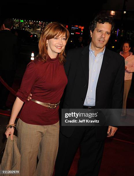 Sharon Lawrence and Dr. Tom Apostle at "The Kite Runner" premiere at the Egyptian Theater on December 4, 2007 in Hollywood, California.