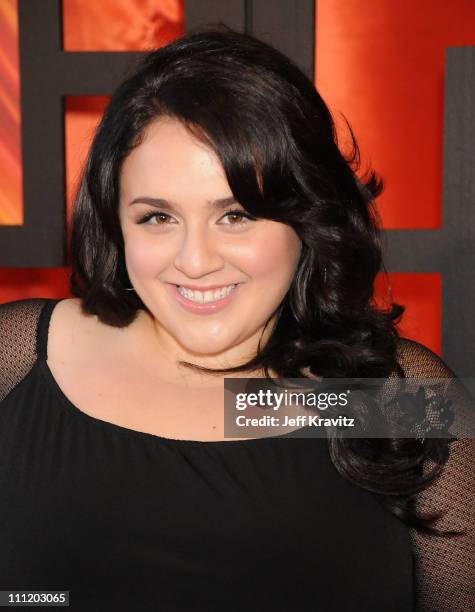 Actress Nikki Blonsky arrives at the 13th ANNUAL CRITICS' CHOICE AWARDS at the Santa Monica Civic Auditorium on January 7, 2008 in Santa Monica,...