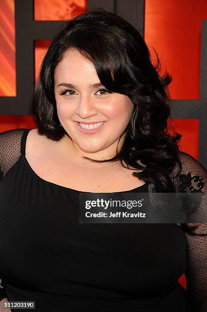 Actress Nikki Blonsky arrives at the 13th ANNUAL CRITICS' CHOICE AWARDS at the Santa Monica Civic Auditorium on January 7, 2008 in Santa Monica,...