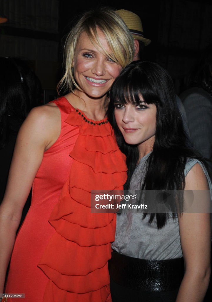Actresses Cameron Diaz and Selma Blair attend Spike TV's 2nd Annual