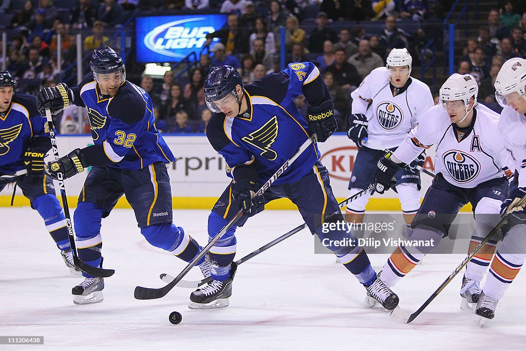 Edmonton Oilers v St. Louis Blues