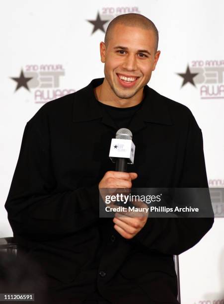 Michael Bibby of the Sacramento King during The 2nd Annual BET Awards - Interview Room at The Kodak Theater in Hollywood, California, United States.