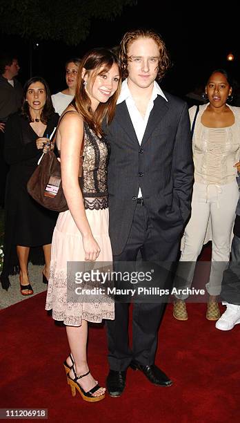 Ben Foster & Diane Gaeta during "Bang, Bang, You're Dead" Premiere at Paramount Theater in Hollywood, California, United States.